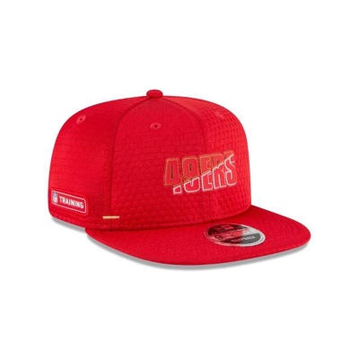 Red San Francisco 49ers Hat - New Era NFL Official Summer Sideline 9FIFTY Snapback Caps USA1296480